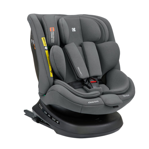 Scaun auto 40-150 сm Kikkaboo i-Defend Grey - imagine 2
