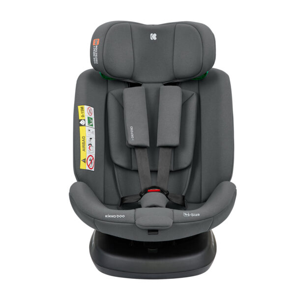 Scaun auto 40-150 сm Kikkaboo i-Defend Grey - imagine 9