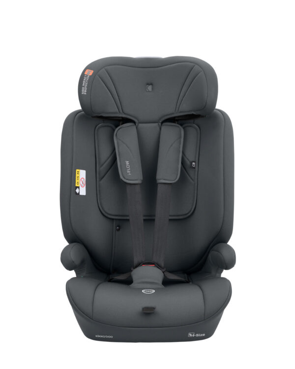 Автокресло 76-150 см Kikkaboo i-Flow i-SIZE Grey — изображение 6