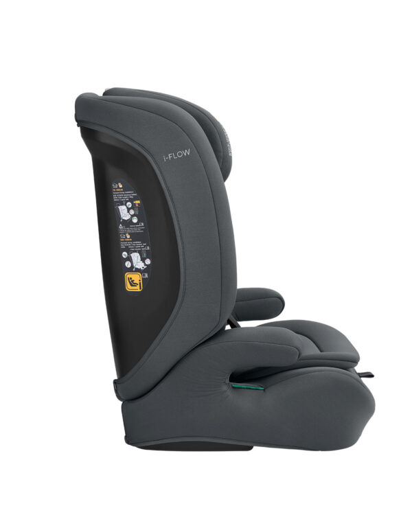 Автокресло 76-150 см Kikkaboo i-Flow i-SIZE Grey — изображение 4