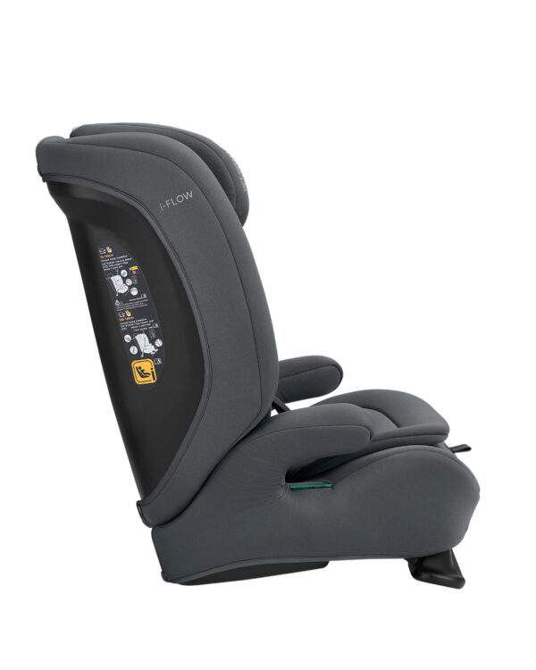 Автокресло 76-150 см Kikkaboo i-Flow i-SIZE Grey — изображение 3