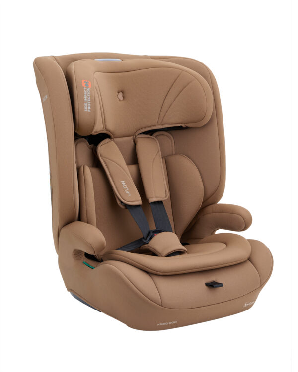 Автокресло 76-150 см Kikkaboo i-Flow i-SIZE Mocha — изображение 2