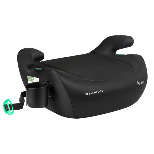 Scaun auto buster 125-150 cm Kikkaboo i-GO 2 i-SIZE Black - imagine 2