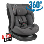 Автокресло 40-150 см Kikkaboo i-Hike i-SIZE Dark Grey 2025
