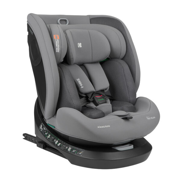 Автокресло 40-150 см Kikkaboo i-Hike i-SIZE Light Grey 2025 — изображение 2