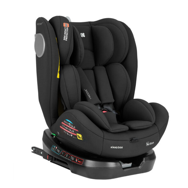 Автокресло 40-150 см Kikkaboo i-Moove 2 Black — изображение 2
