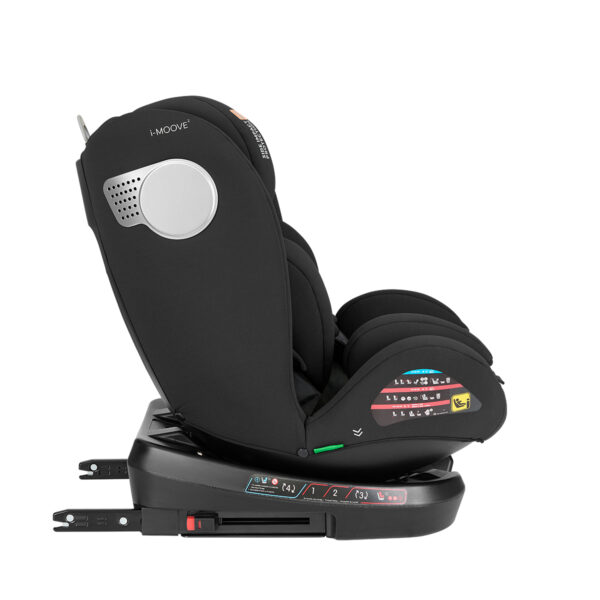 Автокресло 40-150 см Kikkaboo i-Moove 2 Black — изображение 6