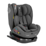 Scaun auto 40-150 сm Kikkaboo i-Moove 2 Black Dark Grey - imagine 2