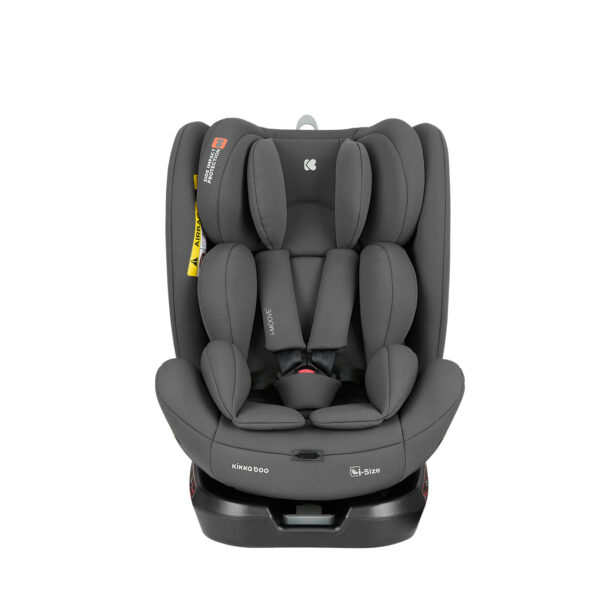 Scaun auto 40-150 сm Kikkaboo i-Moove 2 Black Dark Grey - imagine 3
