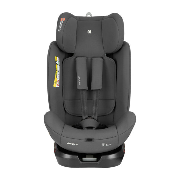 Scaun auto 40-150 сm Kikkaboo i-Moove 2 Black Dark Grey - imagine 4