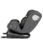 Scaun auto 40-150 сm Kikkaboo i-Moove 2 Black Dark Grey - imagine 9