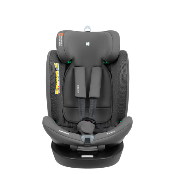 Scaun auto 40-150 cm Kikkaboo i-Reverse Isofix Dark Grey - imagine 4