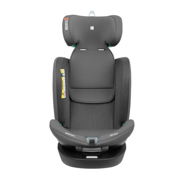 Scaun auto 40-150 cm Kikkaboo i-Reverse Isofix Dark Grey - imagine 5