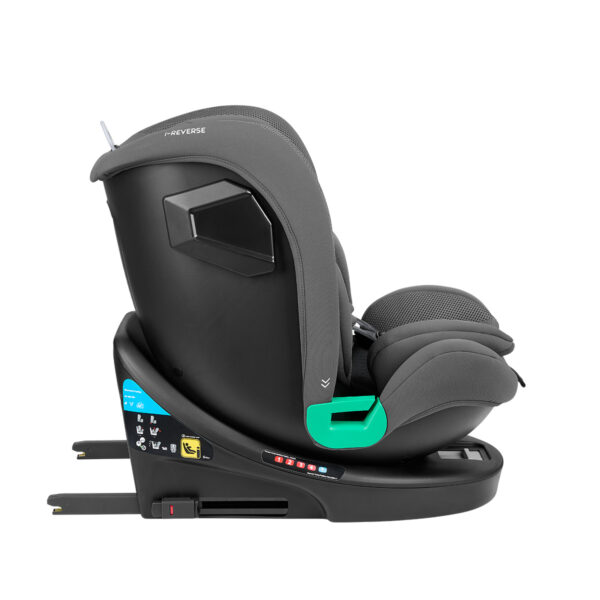 Scaun auto 40-150 cm Kikkaboo i-Reverse Isofix Dark Grey - imagine 10