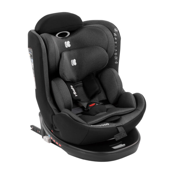 Scaun auto 40-150 сm Kikkaboo i-Safe Dark Grey - imagine 2
