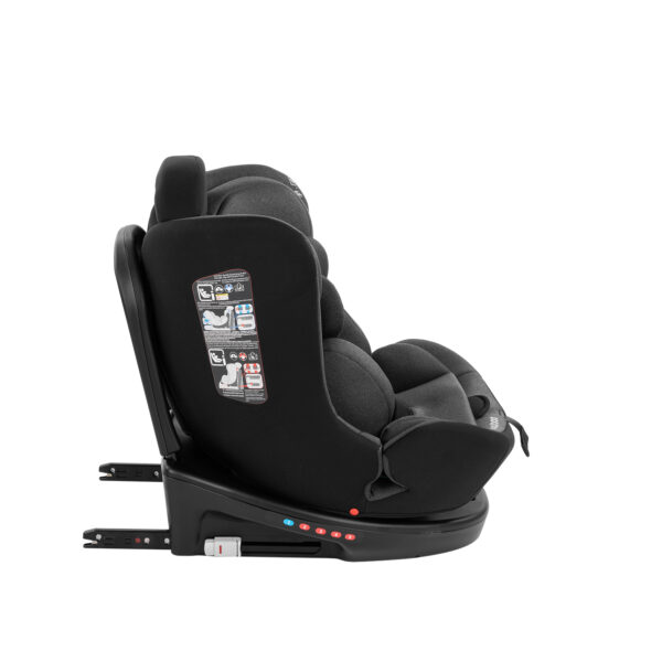 Scaun auto 40-150 сm Kikkaboo i-Safe Dark Grey - imagine 7