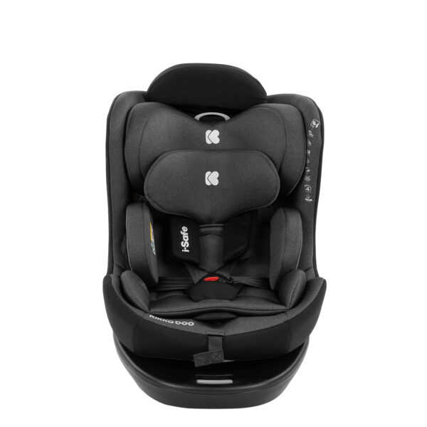 Scaun auto 40-150 сm Kikkaboo i-Safe Dark Grey - imagine 3