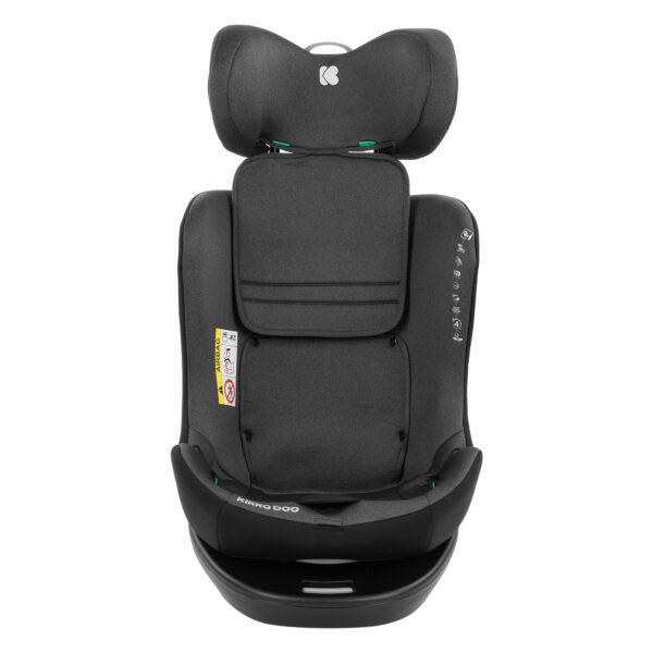 Scaun auto 40-150 сm Kikkaboo i-Safe Dark Grey - imagine 10
