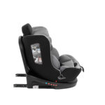 Scaun auto 40-150 сm Kikkaboo i-Safe Light Grey - imagine 7