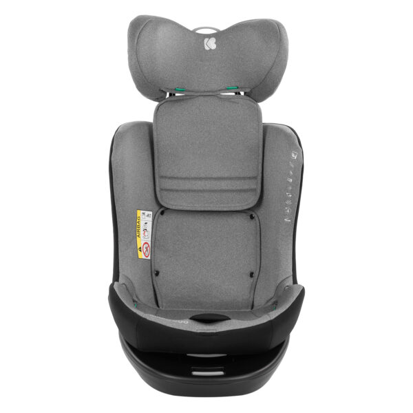 Scaun auto 40-150 сm Kikkaboo i-Safe Light Grey - imagine 10