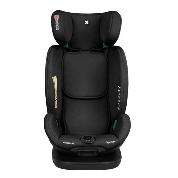 Scaun auto 40-150 cm Kikkaboo i-View i-SIZE ISOFIX Black - imagine 5