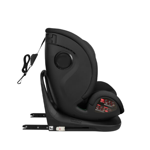 Scaun auto 40-150 cm Kikkaboo i-View i-SIZE ISOFIX Black - imagine 6