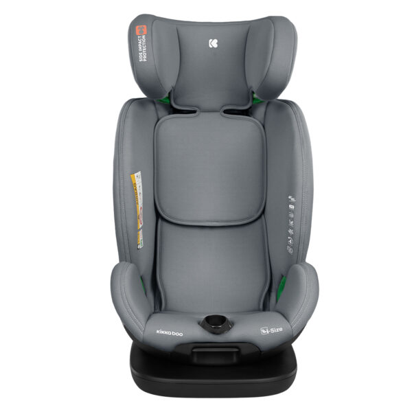 Автокресло 40-150 см Kikkaboo i-View i-SIZE ISOFIX Light Grey — изображение 5