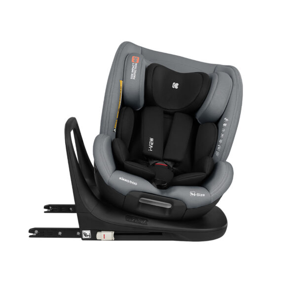 Автокресло 40-150 см Kikkaboo i-View i-SIZE ISOFIX Light Grey — изображение 8