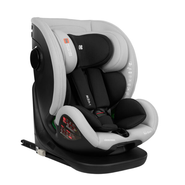 Автокресло 40-150 см Kikkaboo i-View i-SIZE ISOFIX Dark Grey — изображение 2