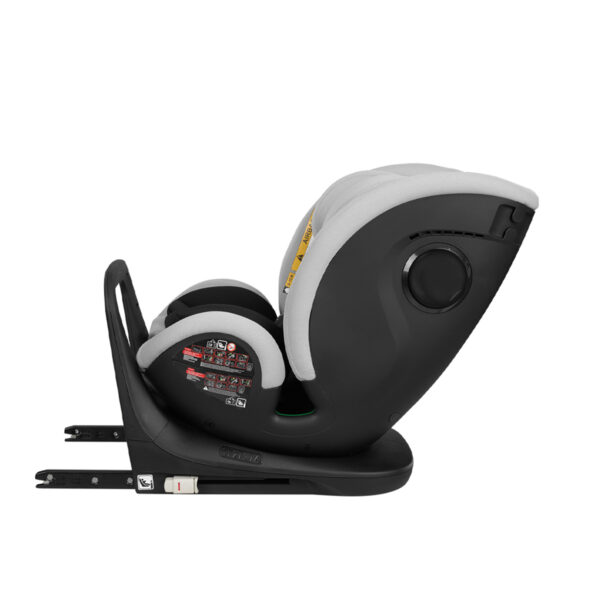 Автокресло 40-150 см Kikkaboo i-View i-SIZE ISOFIX Dark Grey — изображение 9