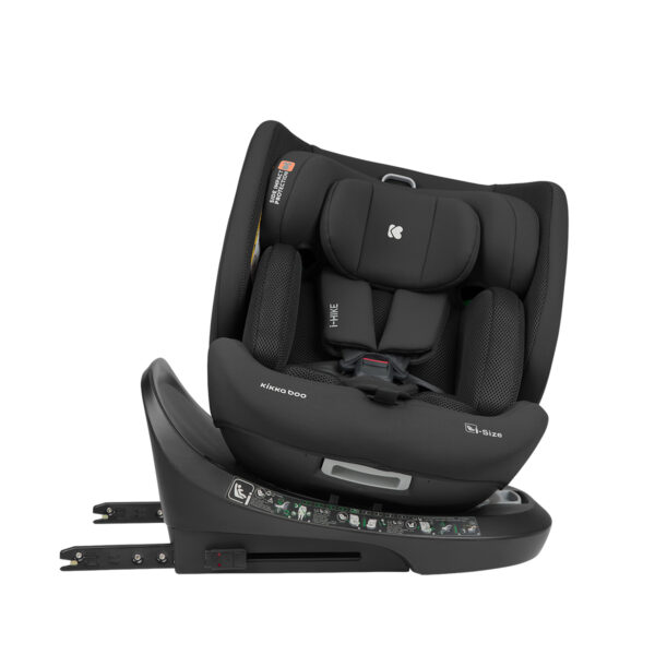 Scaun auto 40-150 cm Kikkaboo i-Hike i-SIZE Black 2025 - imagine 9