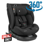 Scaun auto 40-150 cm Kikkaboo i-Hike i-SIZE Black 2025