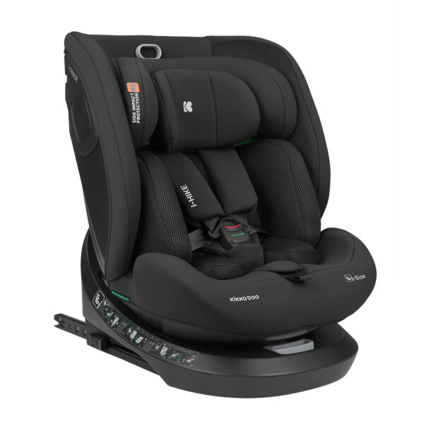 Scaun auto 40-150 cm Kikkaboo i-Hike i-SIZE Black 2025 - imagine 2