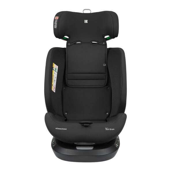Scaun auto 40-150 cm Kikkaboo i-Hike i-SIZE Black 2025 - imagine 5