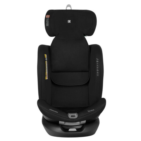 Автокресло 40-150 см Kikkaboo i-ROLL  i-SIZE ISOFIX Black — изображение 4
