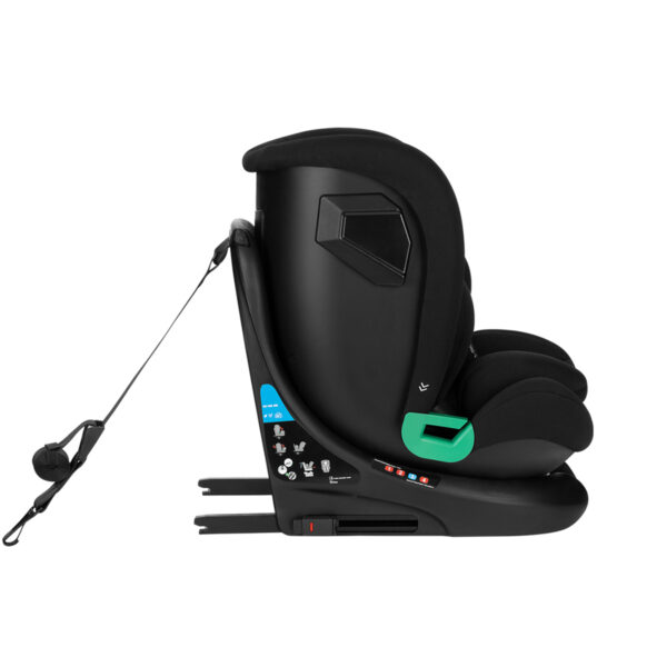 Автокресло 40-150 см Kikkaboo i-ROLL  i-SIZE ISOFIX Black — изображение 5