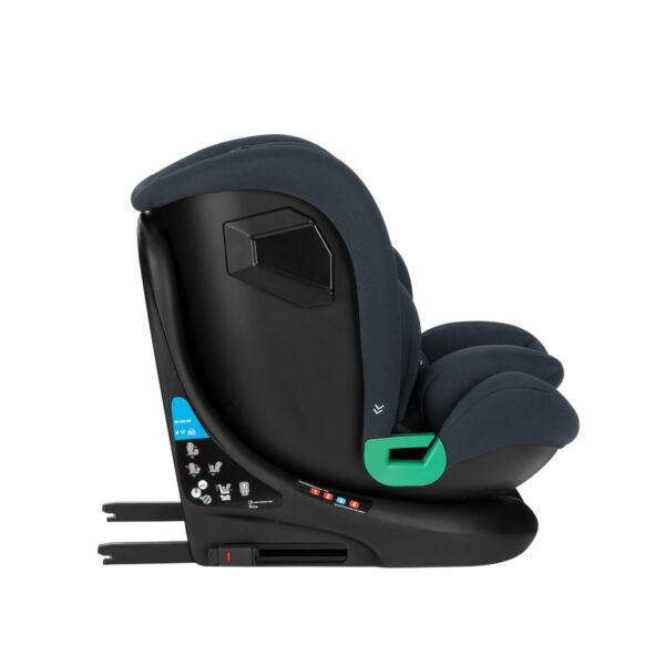 Автокресло 40-150 см Kikkaboo i-ROLL  i-SIZE ISOFIX Dark Grey — изображение 7