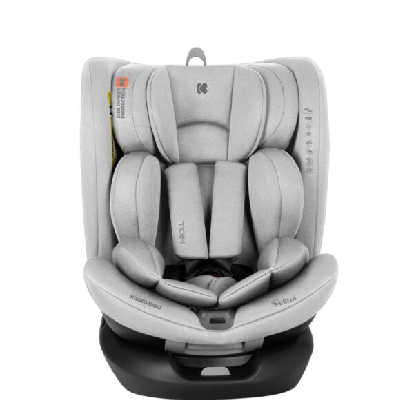 Автокресло 40-150 см Kikkaboo i-ROLL  i-SIZE ISOFIX Light Grey — изображение 2