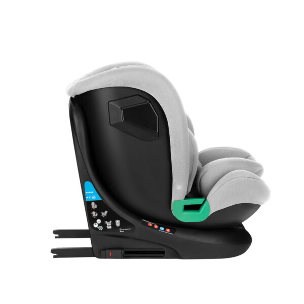 Автокресло 40-150 см Kikkaboo i-ROLL  i-SIZE ISOFIX Light Grey — изображение 7