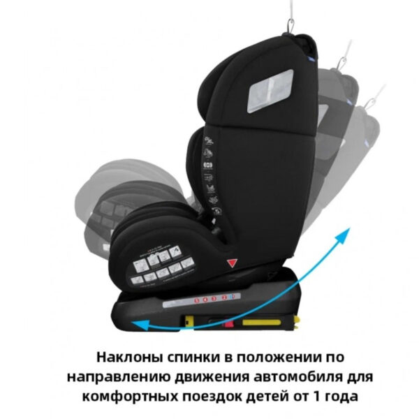 Scaun auto 0-36 kg Kidilo JOURNEY Isofix Black - imagine 4