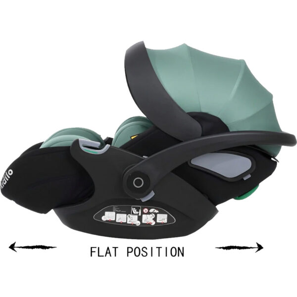 Scaun auto 0-13 kg Kidilo  COMFORTT Green - imagine 2