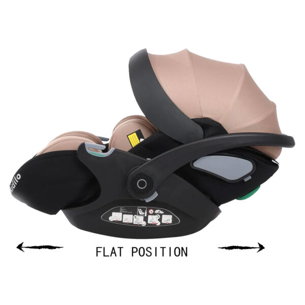 Scaun auto 0-13 kg Kidilo  COMFORTT Khaki - imagine 2