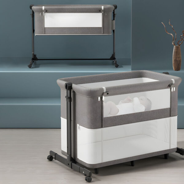 Patut Co-Sleeper 2-in-1 Glamvers DAISY Grey - imagine 6