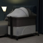Patut Co-Sleeper 2-in-1 Glamvers DAISY Grey - imagine 2