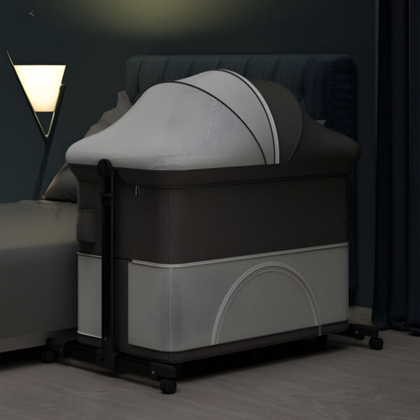 Patut Co-Sleeper 2-in-1 Glamvers DAISY Grey - imagine 2