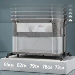 Patut Co-Sleeper 2-in-1 Glamvers DAISY Grey - imagine 4