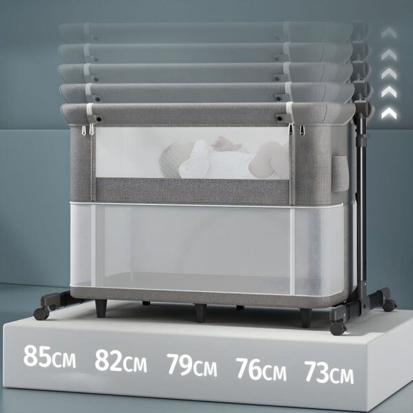 Patut Co-Sleeper 2-in-1 Glamvers DAISY Grey - imagine 4