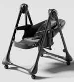 Scaun balansoar electronic 2în1 Kidilo BARTOLO Black - imagine 2