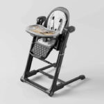 Scaun balansoar electronic 2în1 Kidilo LUCAS Black