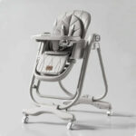 Scaun balansoar electronic 2în1 Glamvers PILAR Grey
